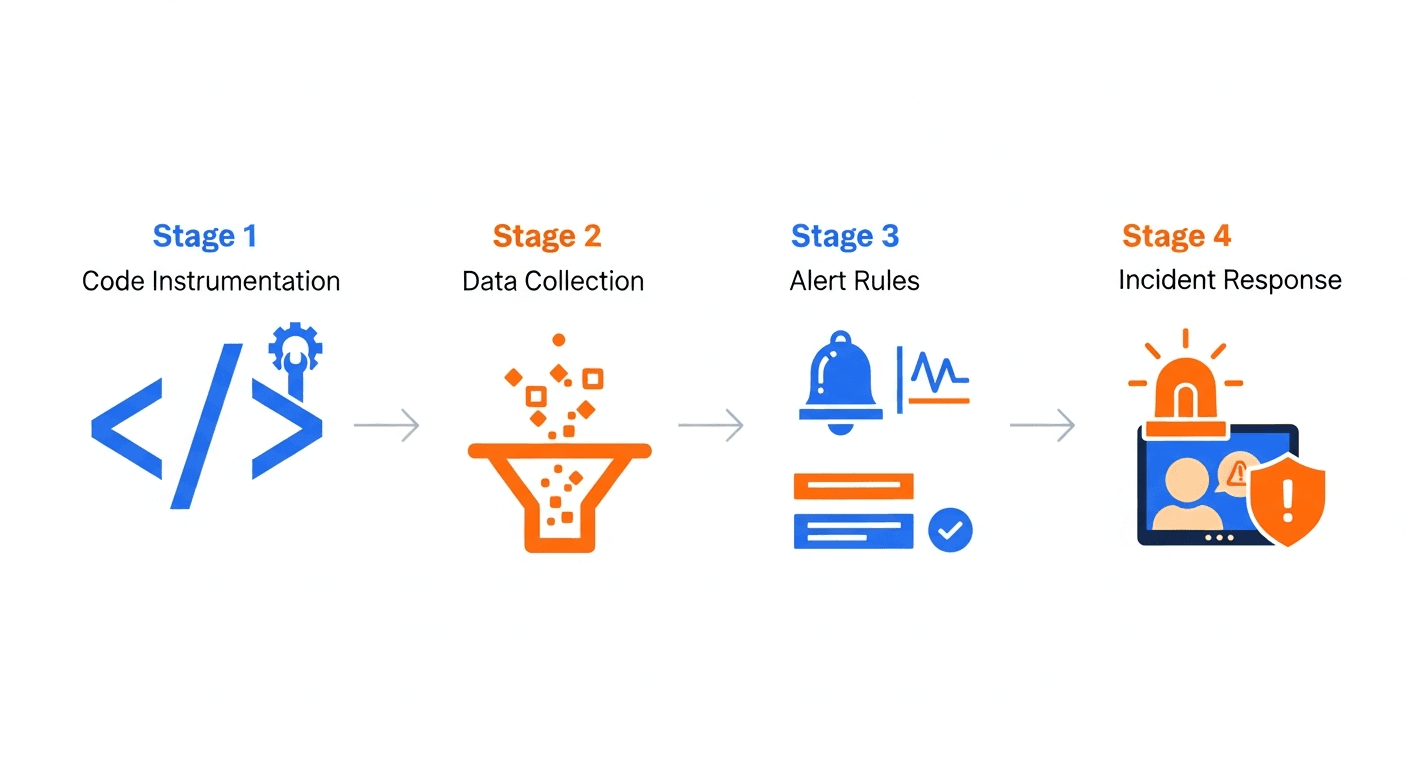 application security monitoring workflow